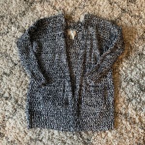 Ruby Moon Grey, Black, and White Cardigan